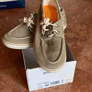Boys Sperry slip on shoes size 5